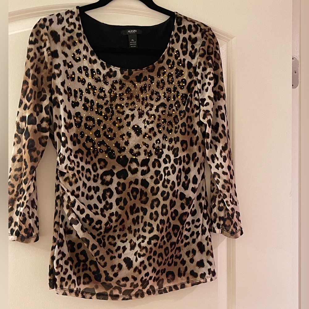Leopard Print Women's Top
